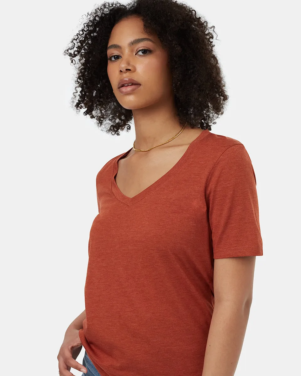 TreeBlend V-Neck T-Shirt sold by tentree product image thumbnail 4