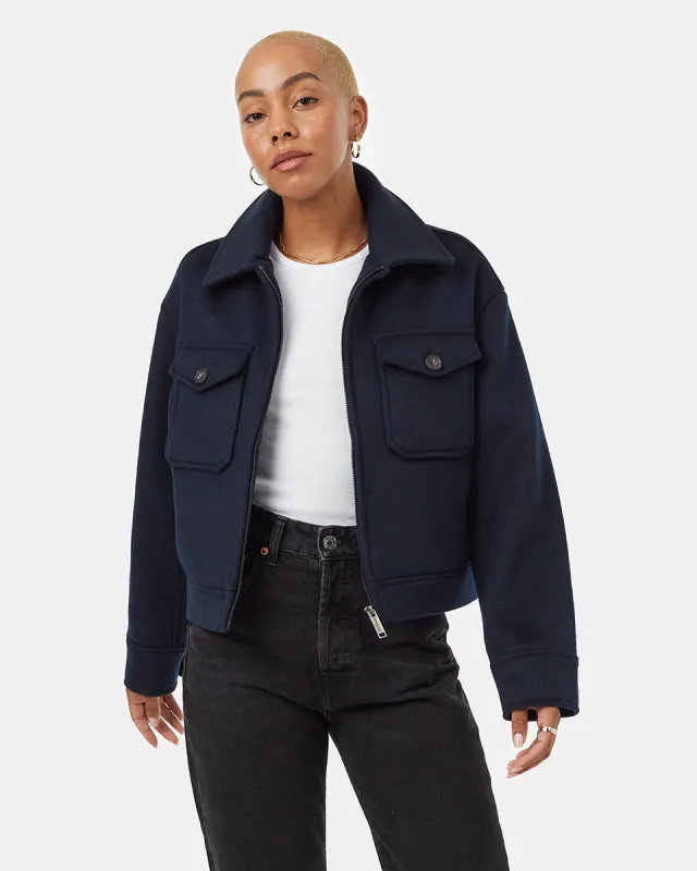 Wool Short Utility Jacket sold by tentree
