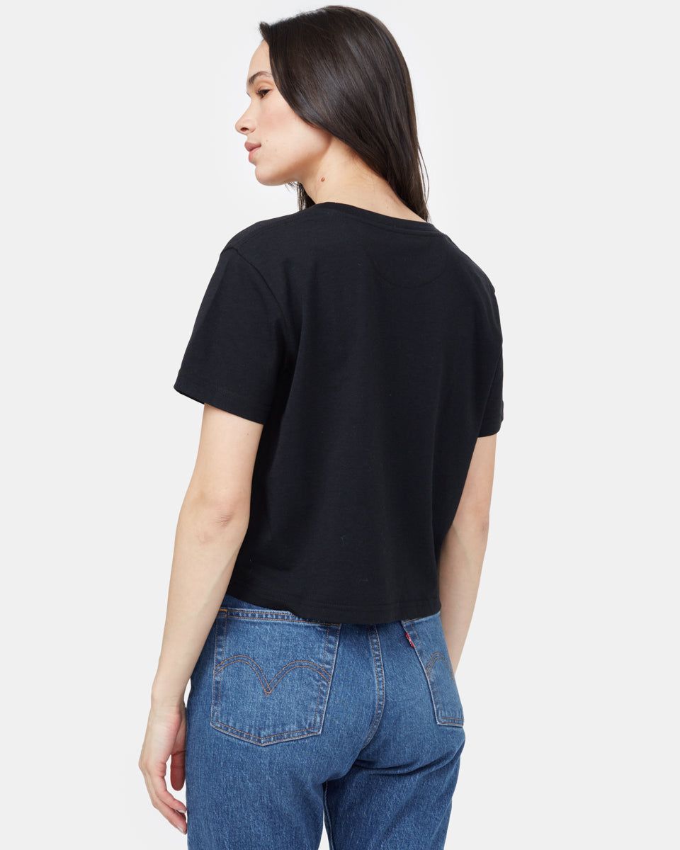 Golden Spruce Crop T-Shirt sold by tentree product image thumbnail 3