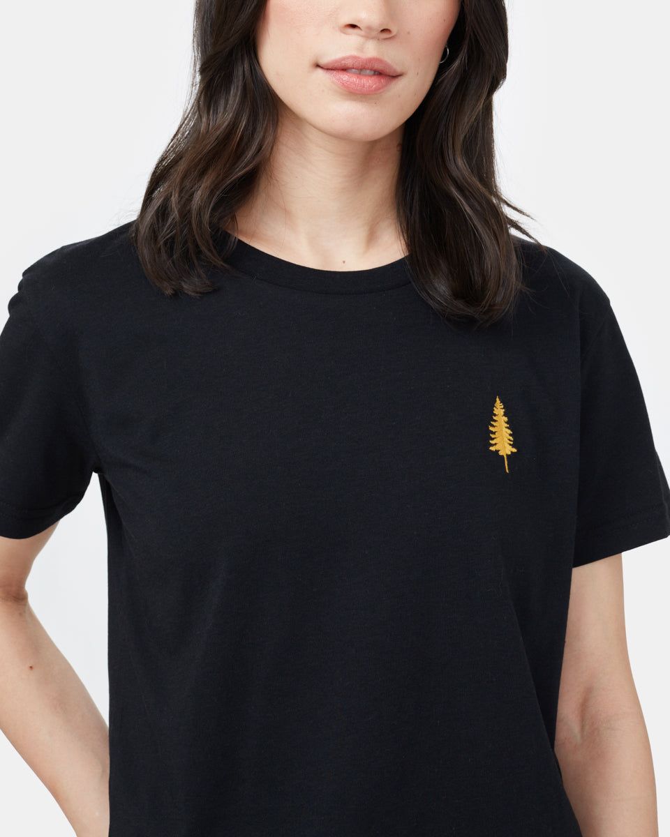 Golden Spruce Crop T-Shirt sold by tentree product image thumbnail 4