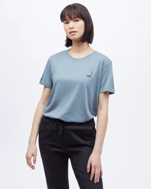 Peaks Embroidery T-Shirt sold by tentree