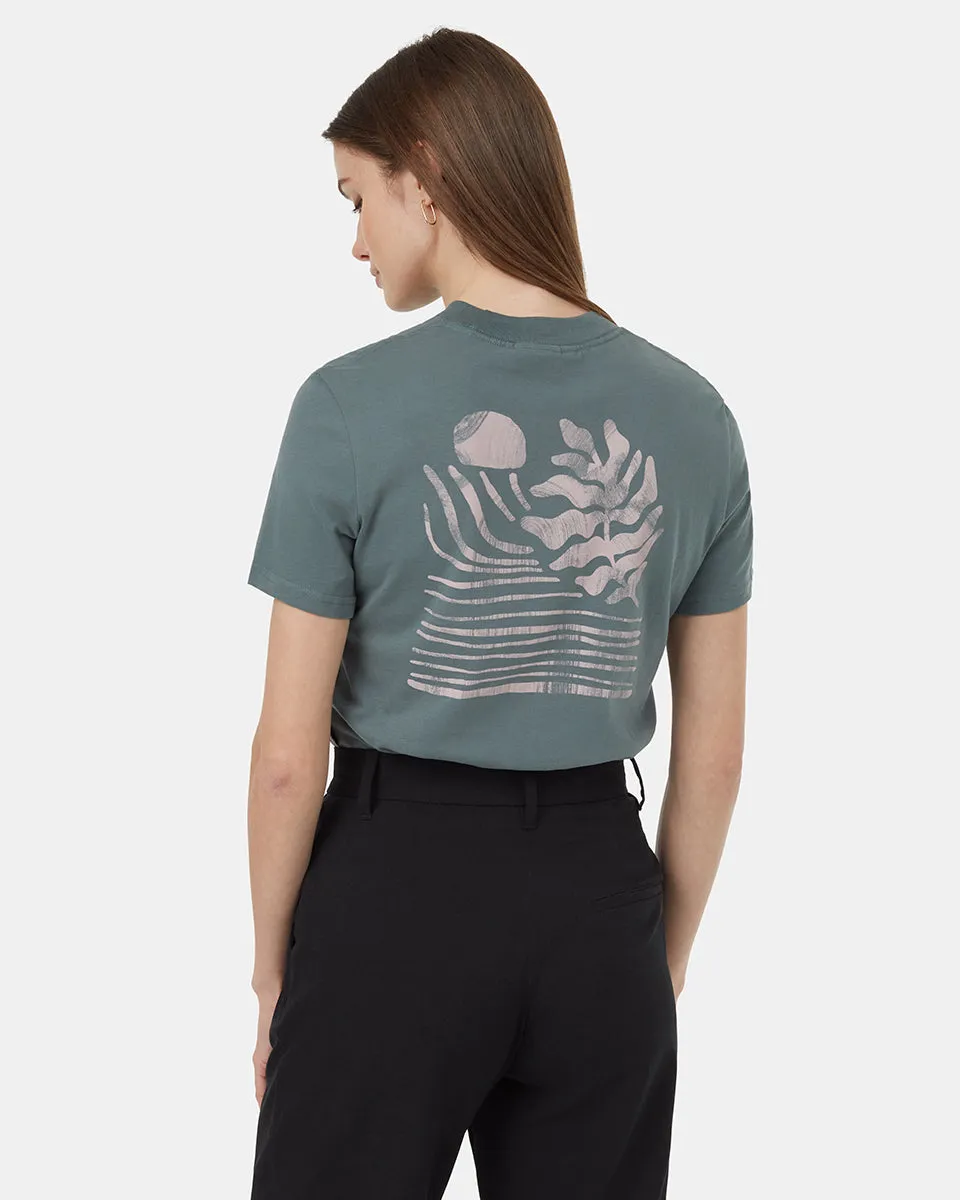 Regenerative Series Crop Lines T-Shirt sold by tentree