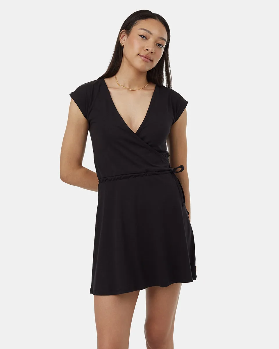 Knit Wrap Dress sold by tentree