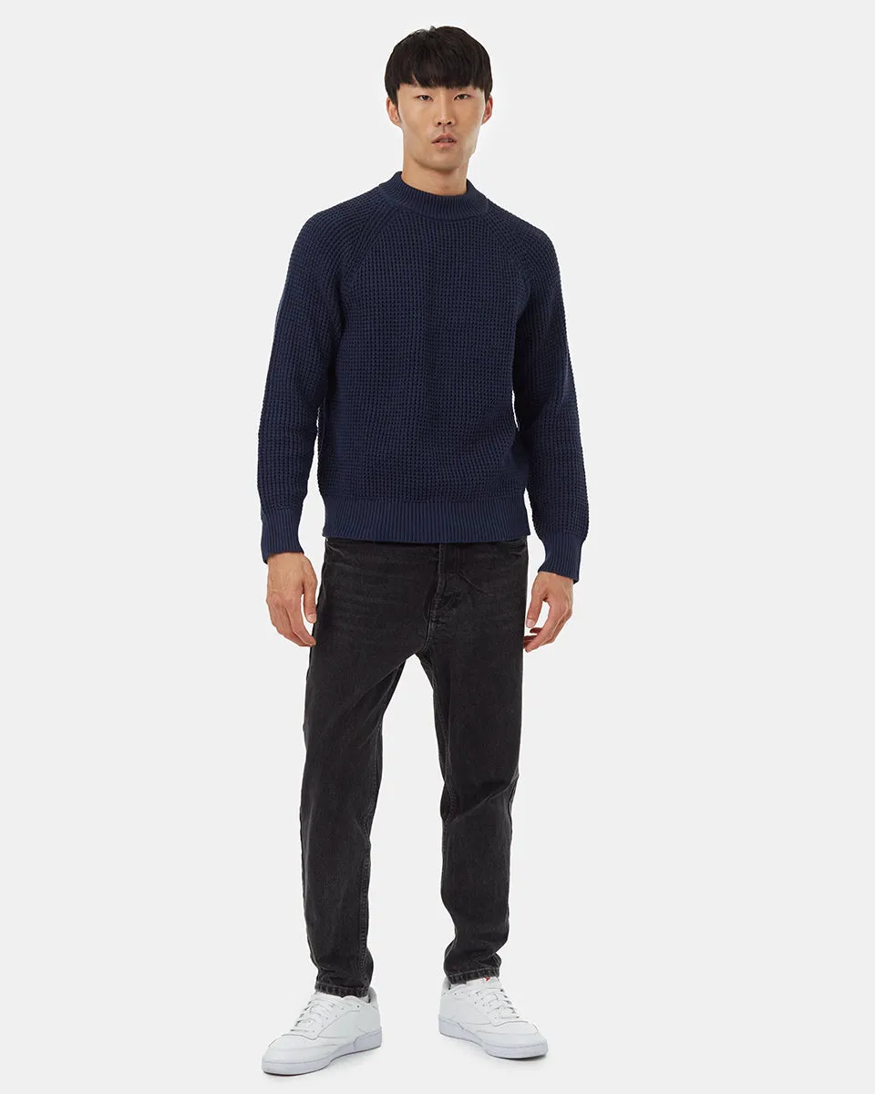 Highline Mock Neck Waffle Crew sold by tentree product image thumbnail 2