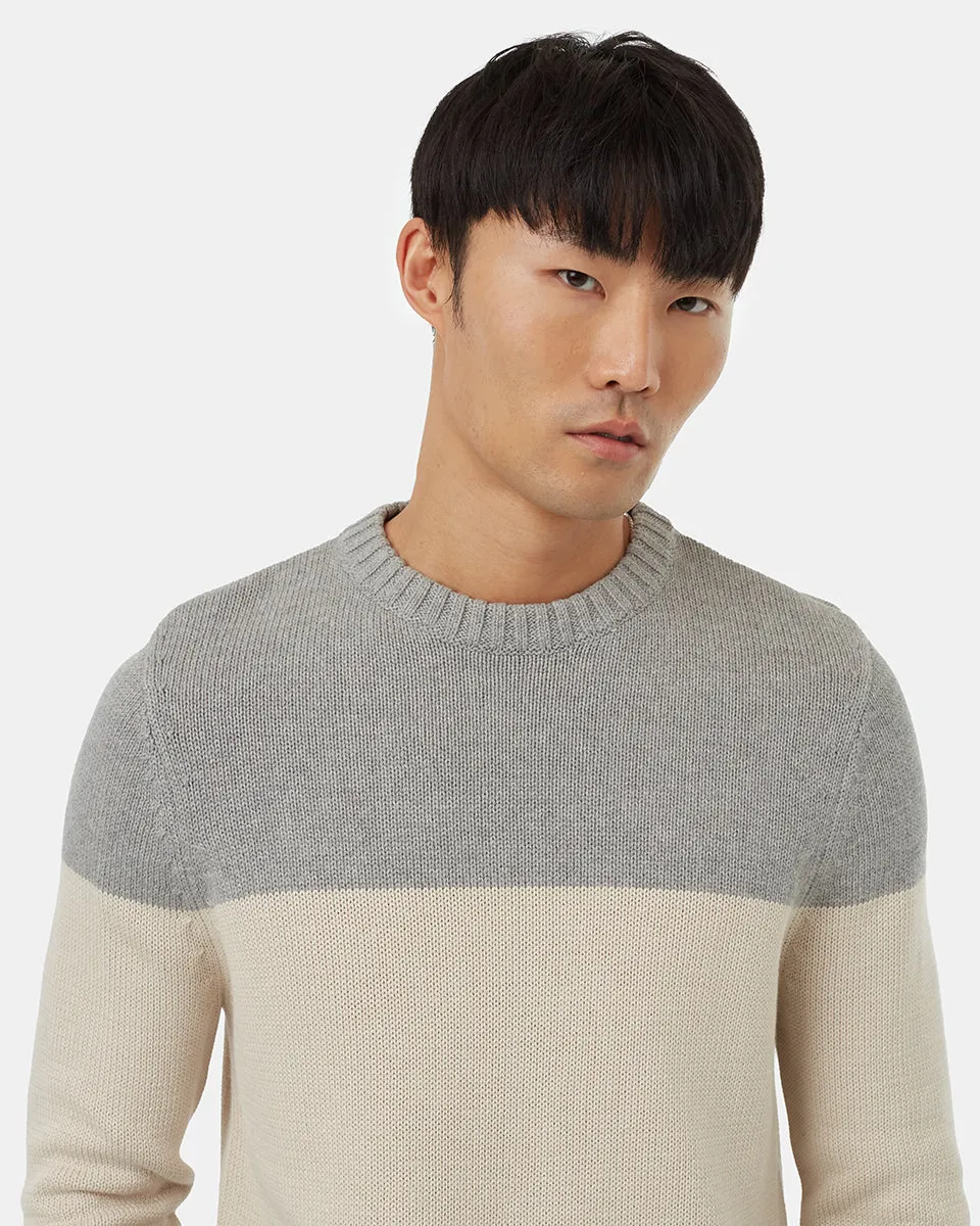 Highline Blocked Crew Sweater sold by tentree product image thumbnail 3