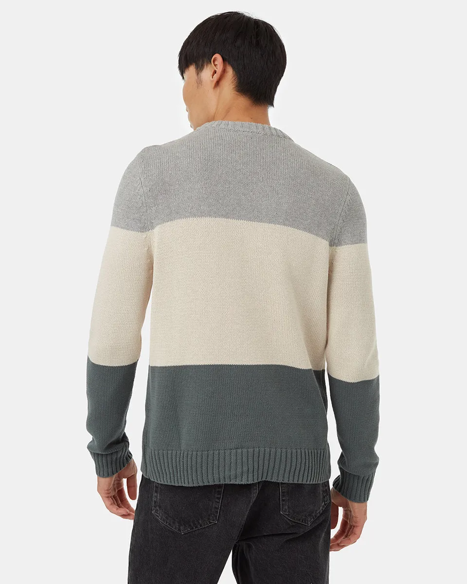 Highline Blocked Crew Sweater sold by tentree product image thumbnail 4