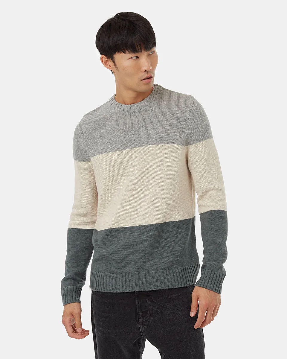 Highline Blocked Crew Sweater sold by tentree product image thumbnail 2