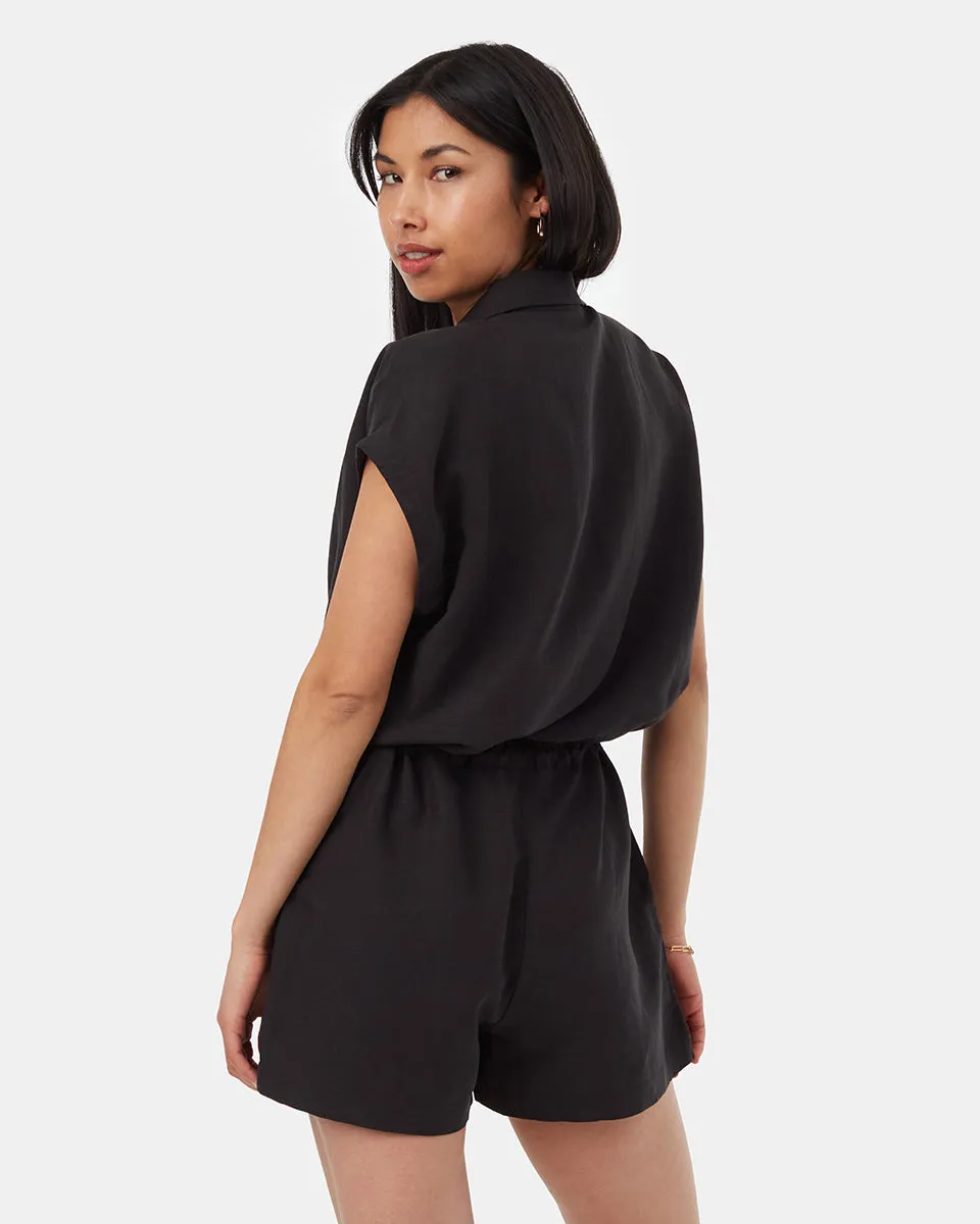 TreeLinen Button Front Romper sold by tentree product image thumbnail 3