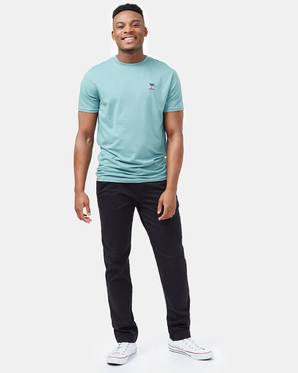 Palm Sunset Embroidery T-Shirt sold by tentree