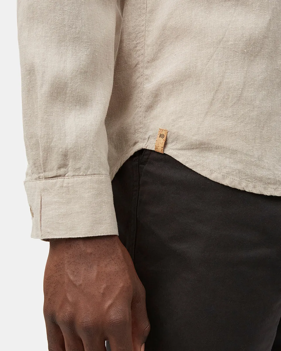 Hemp Button Front Shirt sold by tentree product image thumbnail 5