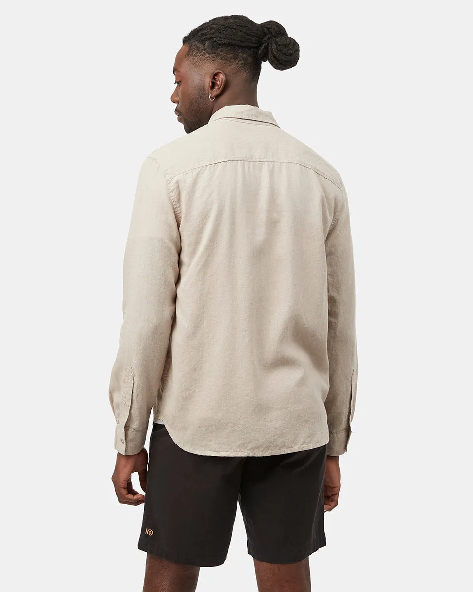 Hemp Button Front Shirt sold by tentree product image thumbnail 3