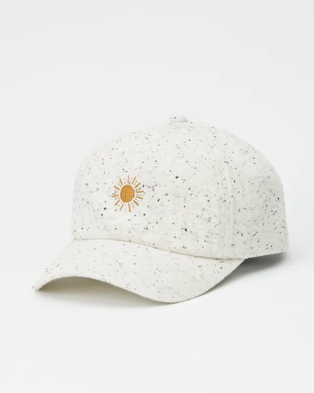 Sun Embroidery Fleck Jersey Peak Hat sold by tentree