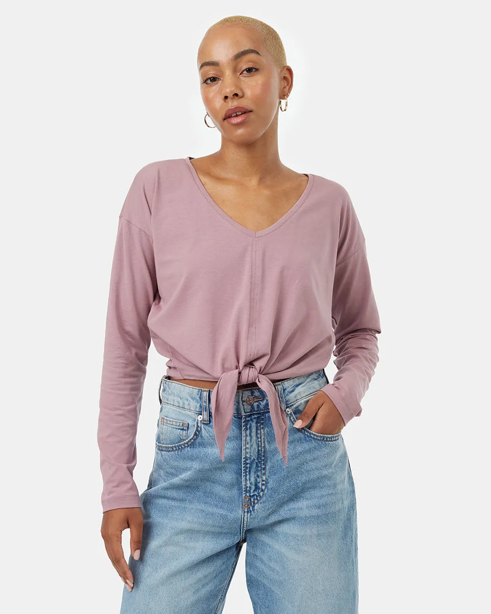 Tie Front Longsleeve sold by tentree