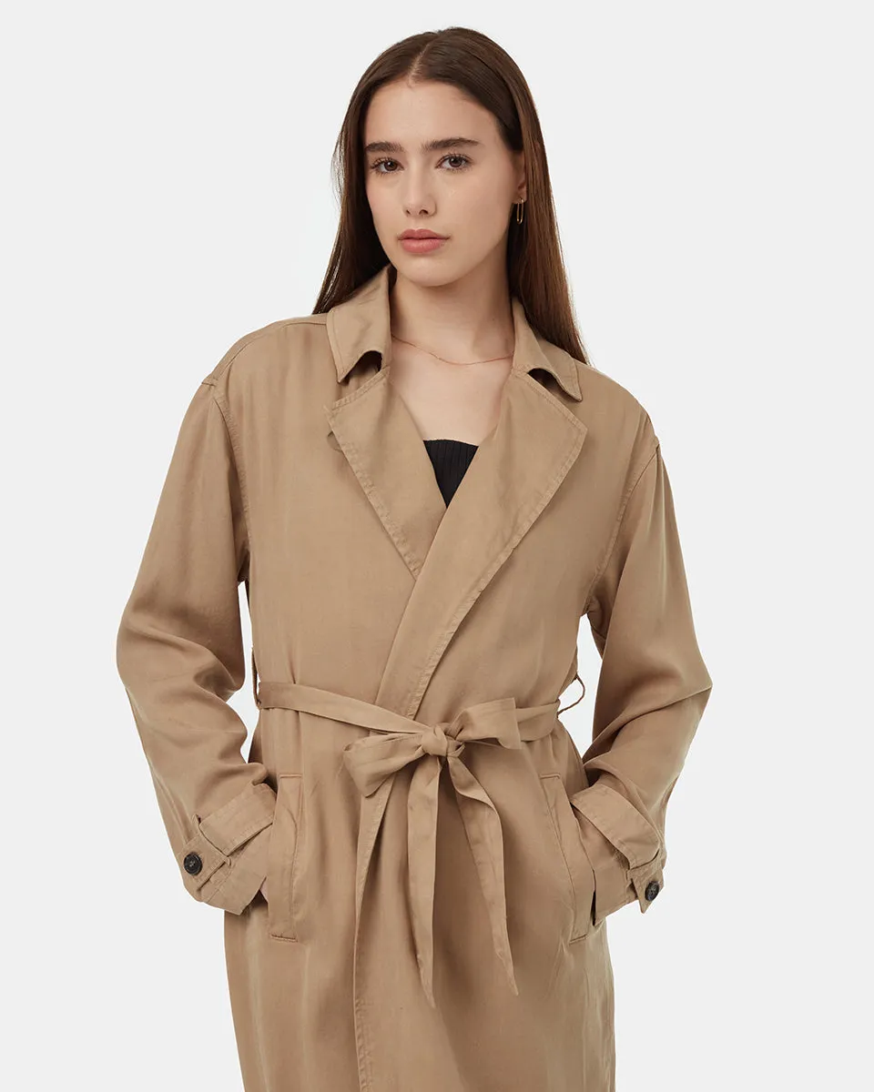 Tencel Trench sold by tentree product image thumbnail 2