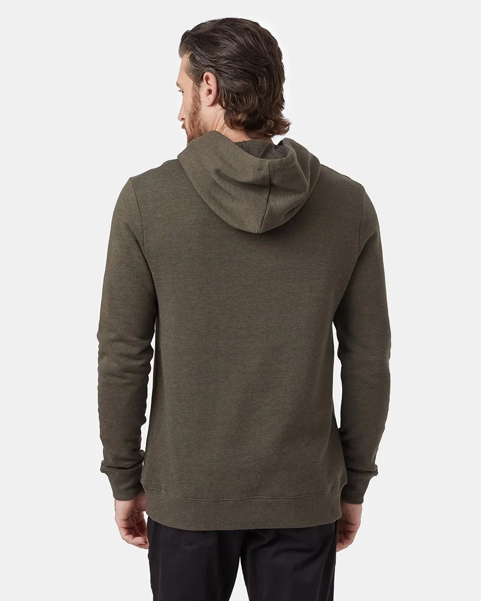 Woodgrain Ten Hoodie (Meteorite Black Heather) sold by tentree product image thumbnail 3