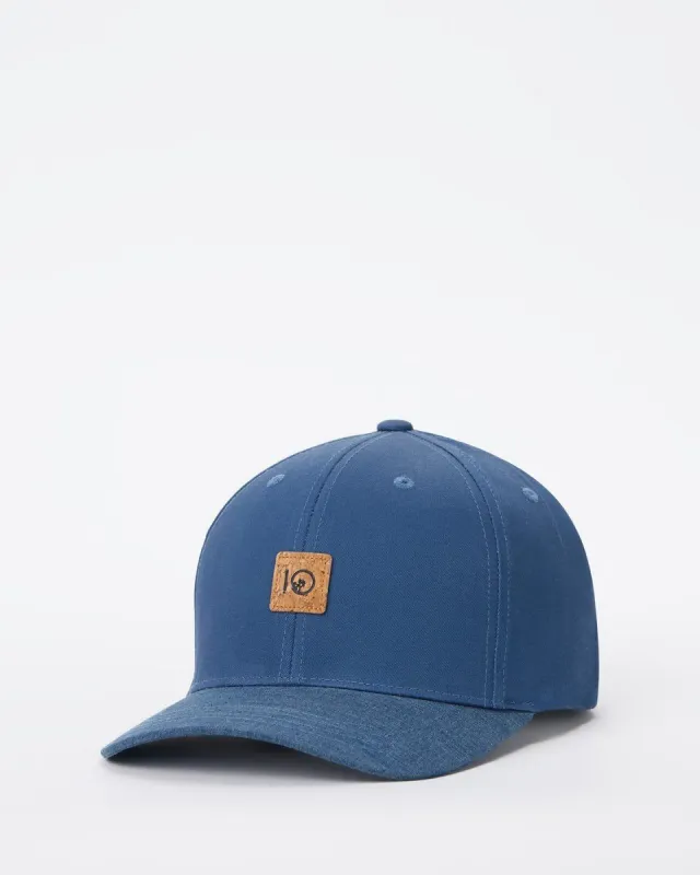 6-Panel Dark Denim Thicket Hat sold by tentree
