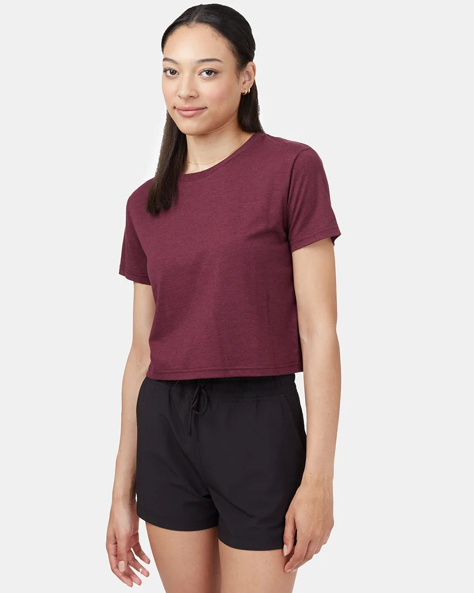 TreeBlend Cropped Relaxed T-Shirt sold by tentree