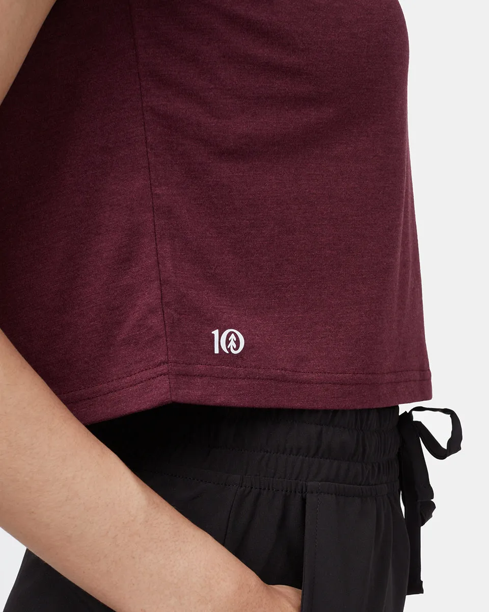 TreeBlend Cropped Relaxed T-Shirt sold by tentree product image thumbnail 5