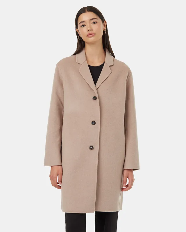 Wool Longline Coat sold by tentree