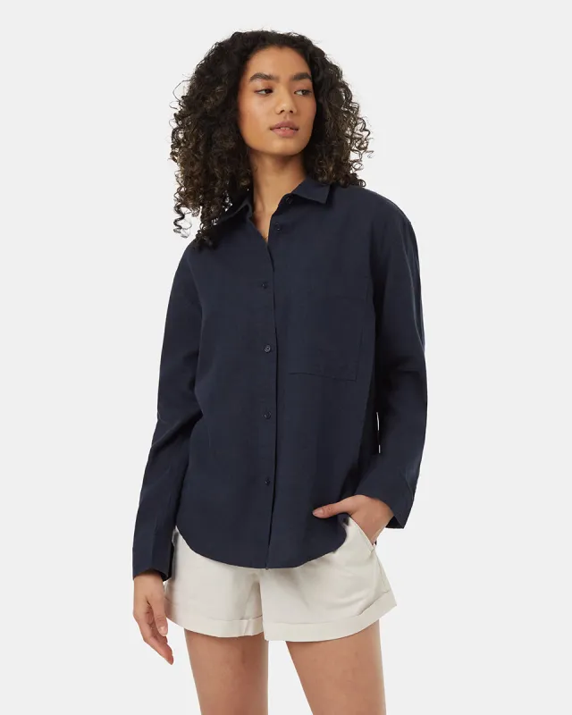 Hemp Button Front Shirt sold by tentree