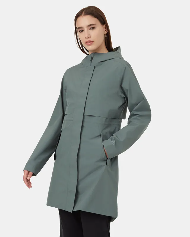 Nimbus Long Rain Jacket sold by tentree