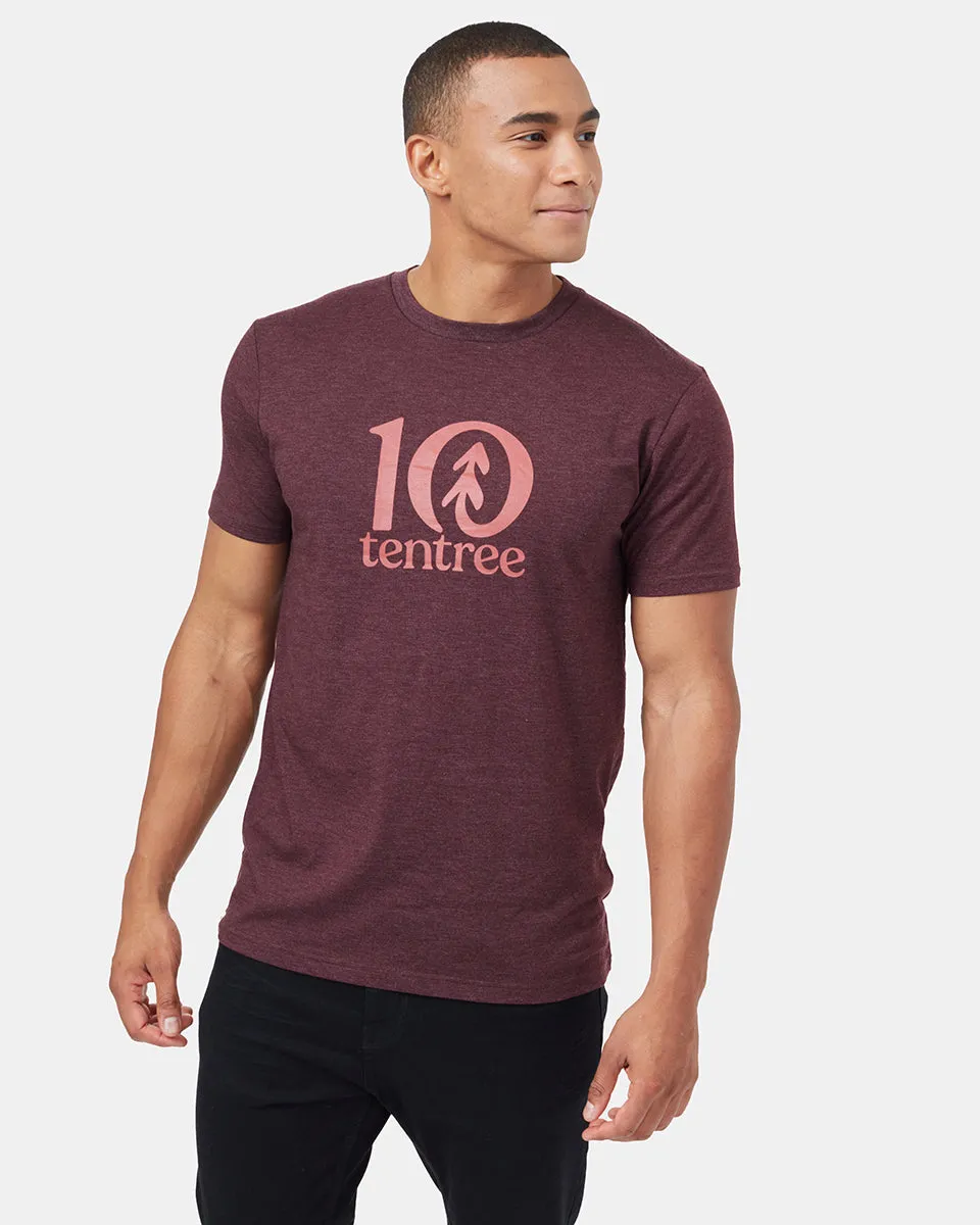 Tentree Logo T-Shirt (Meteorite Black Heather) sold by tentree product image thumbnail 2