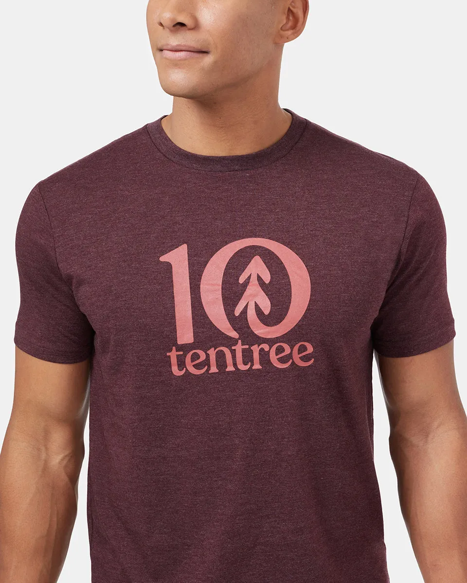 Tentree Logo T-Shirt (Meteorite Black Heather) sold by tentree product image thumbnail 3