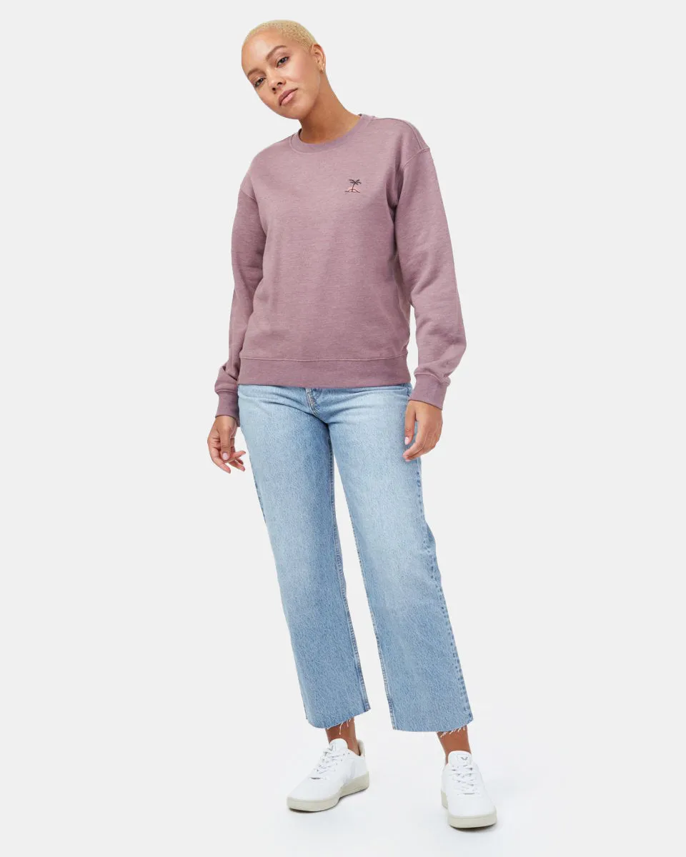 Palm Sunset Embroidery Crew sold by tentree