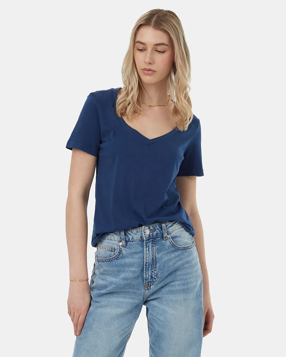 Regenerative Cotton V-Neck T-Shirt sold by tentree product image thumbnail 2