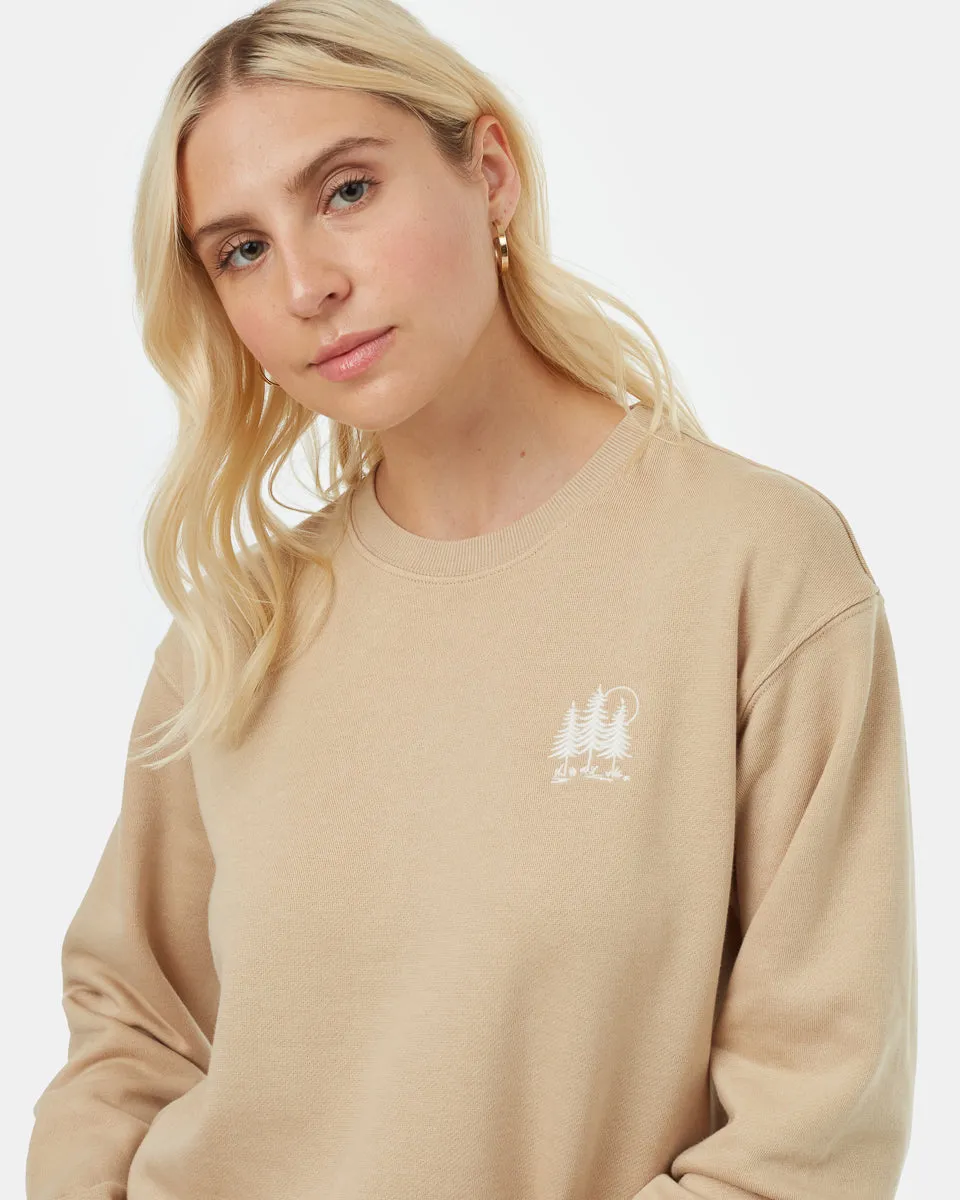 TreeFleece Golden Spruce Forest Crew sold by tentree product image thumbnail 4