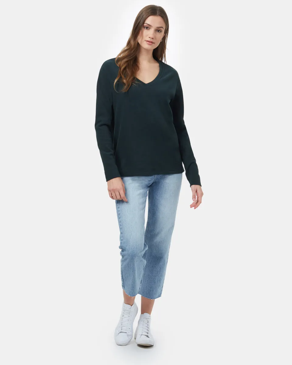 Luxe V-Neck Fleece sold by tentree