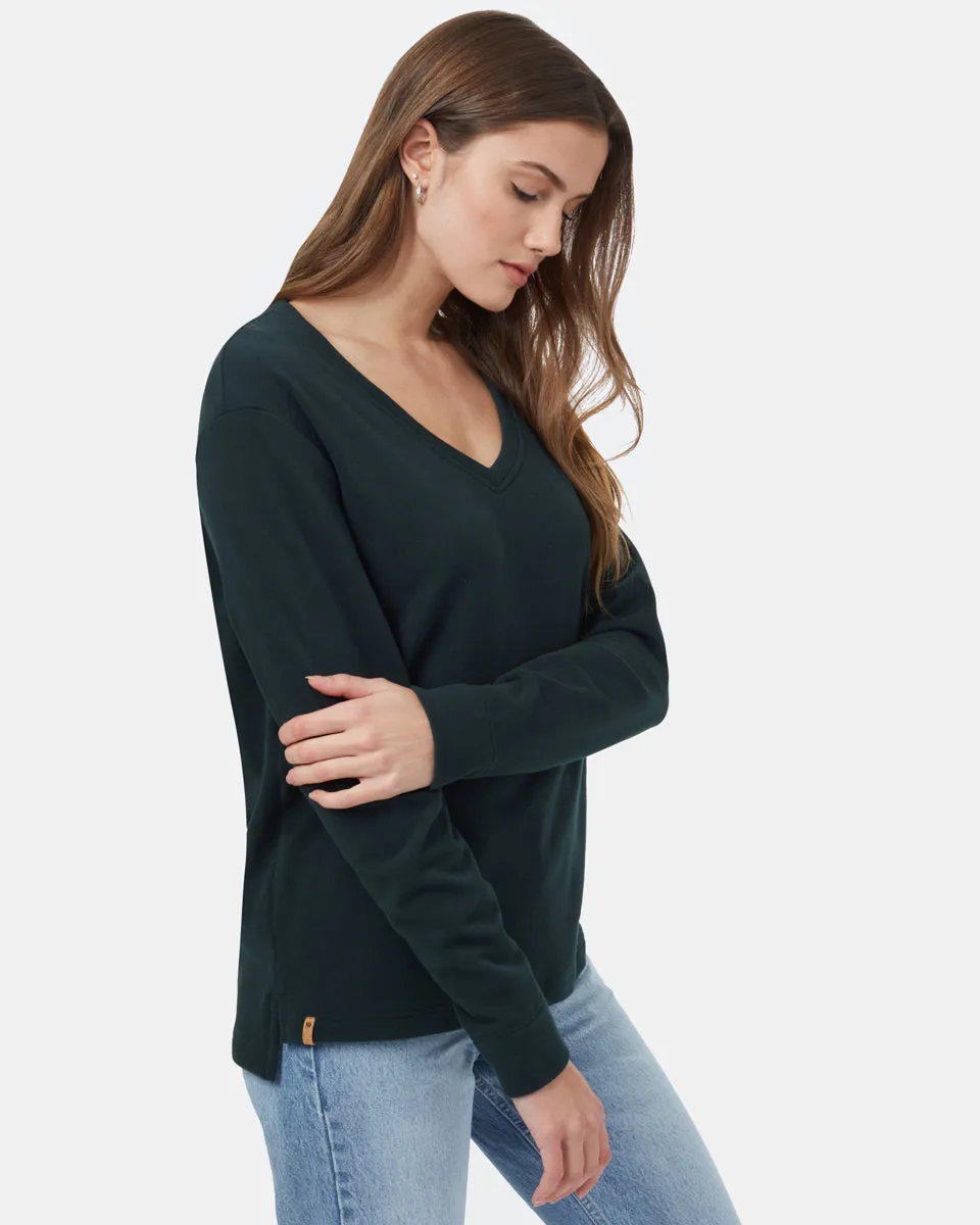 Luxe V-Neck Fleece sold by tentree product image thumbnail 2