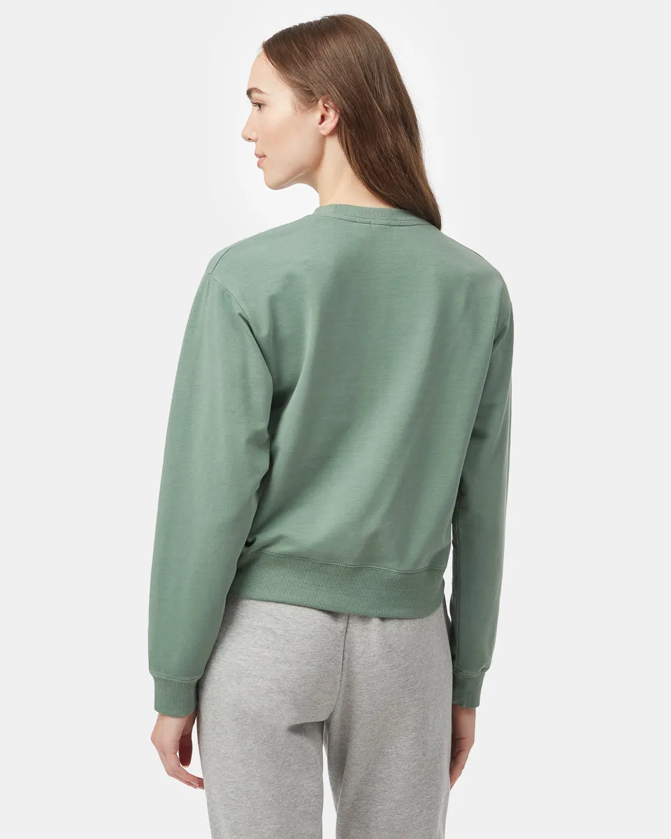 French Terry V Hem Crew sold by tentree product image thumbnail 3