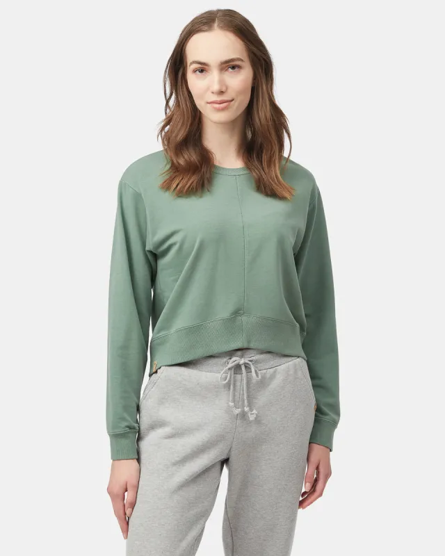 French Terry V Hem Crew sold by tentree