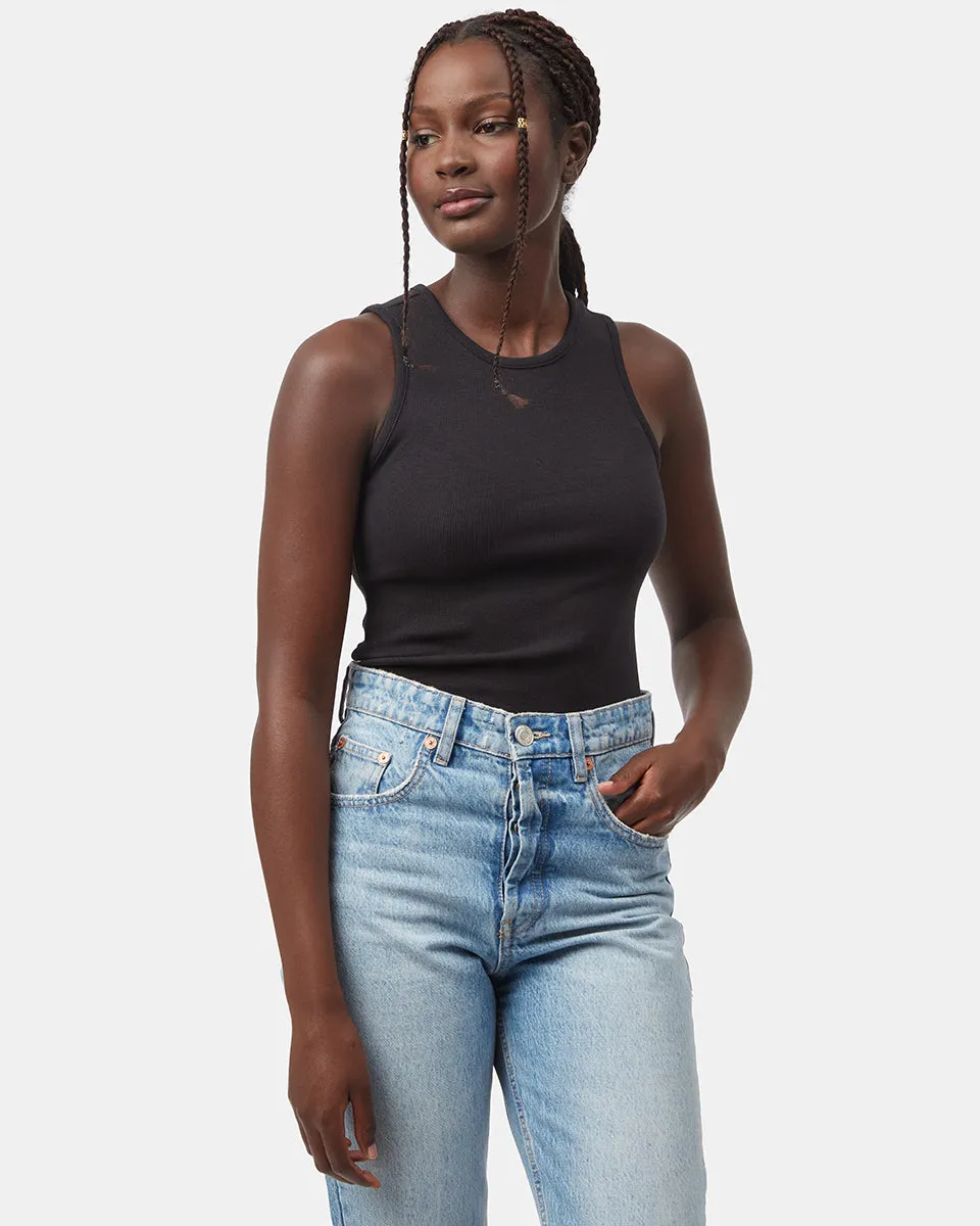 Rib High Neck Tank sold by tentree product image thumbnail 2