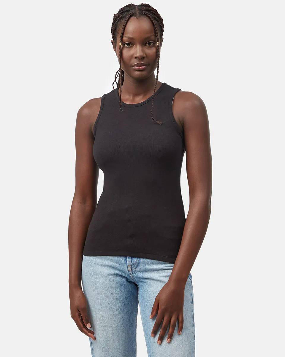 Rib High Neck Tank sold by tentree
