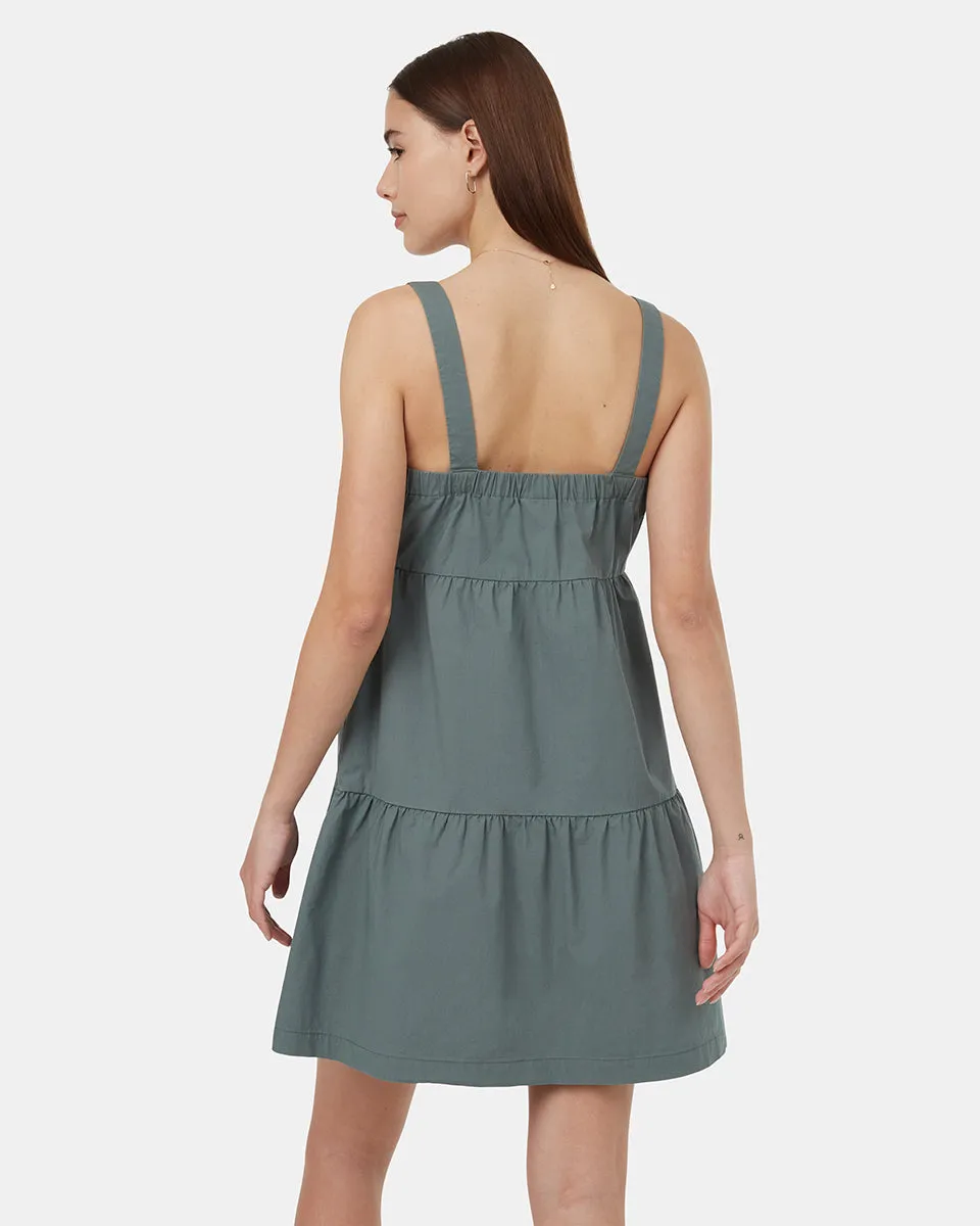 EcoStretch Cotton Tiered Dress sold by tentree product image thumbnail 3
