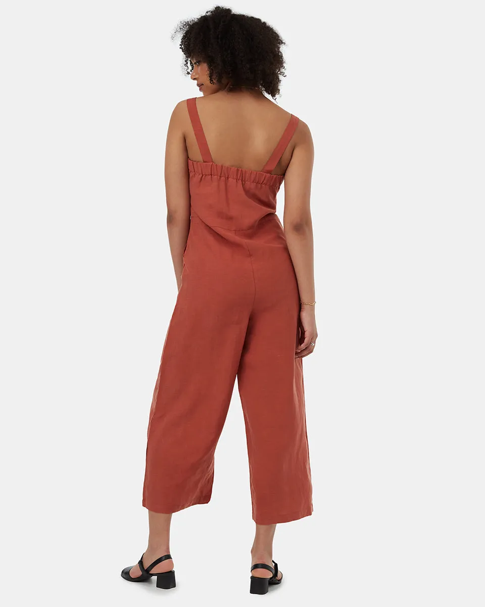TreeLinen Apron Front Jumpsuit sold by tentree product image thumbnail 3