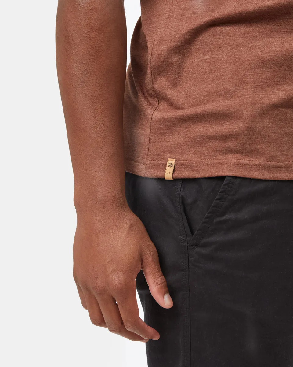 Woodgrain Ten T-Shirt (Meteorite Black Heather) sold by tentree product image thumbnail 5