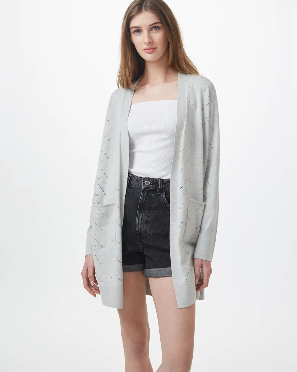 Highline Cotton Sage Tree Stitch Cardigan sold by tentree product image thumbnail 3