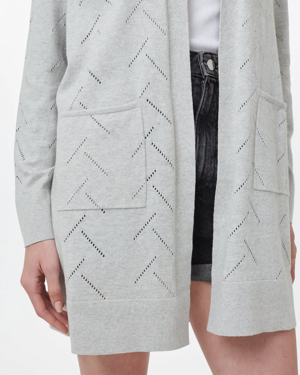 Highline Cotton Sage Tree Stitch Cardigan sold by tentree product image thumbnail 2