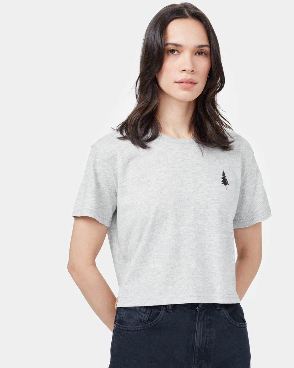 Golden Spruce Crop T-Shirt sold by tentree product image thumbnail 4
