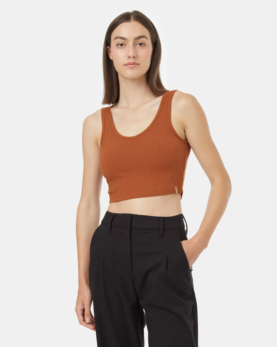 Cropped Fitted Tank sold by tentree