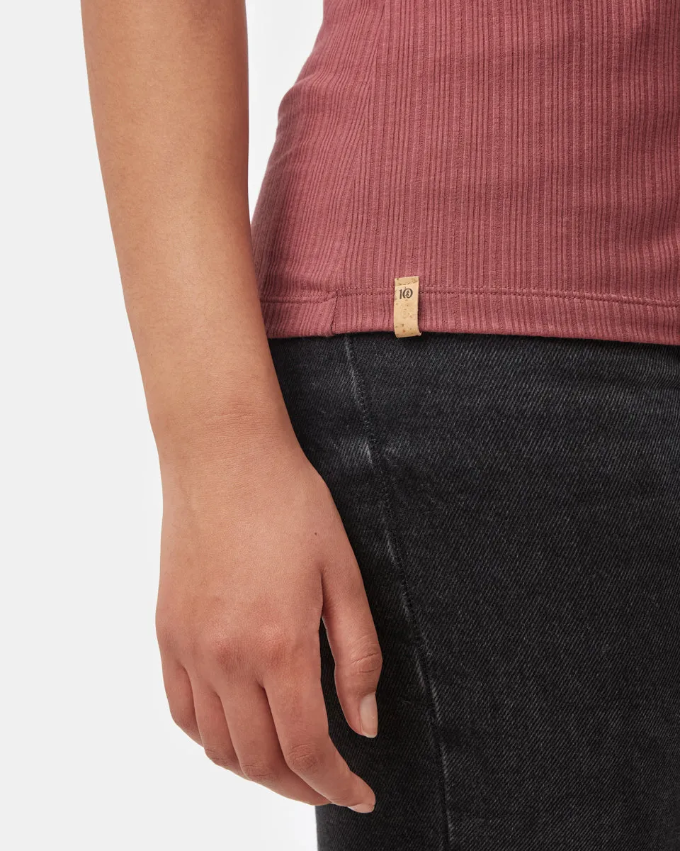 Ribbed High Neck Tank sold by tentree product image thumbnail 5