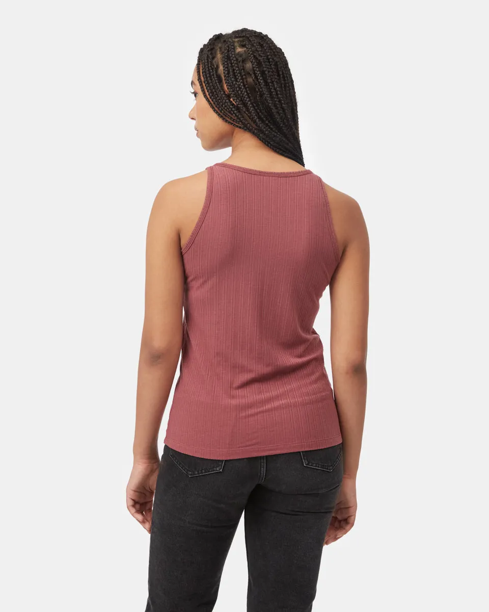 Ribbed High Neck Tank sold by tentree product image thumbnail 3