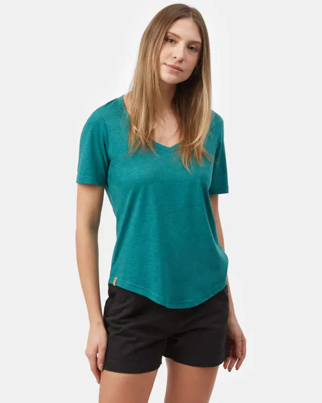 TreeBlend V-Neck T-Shirt sold by tentree