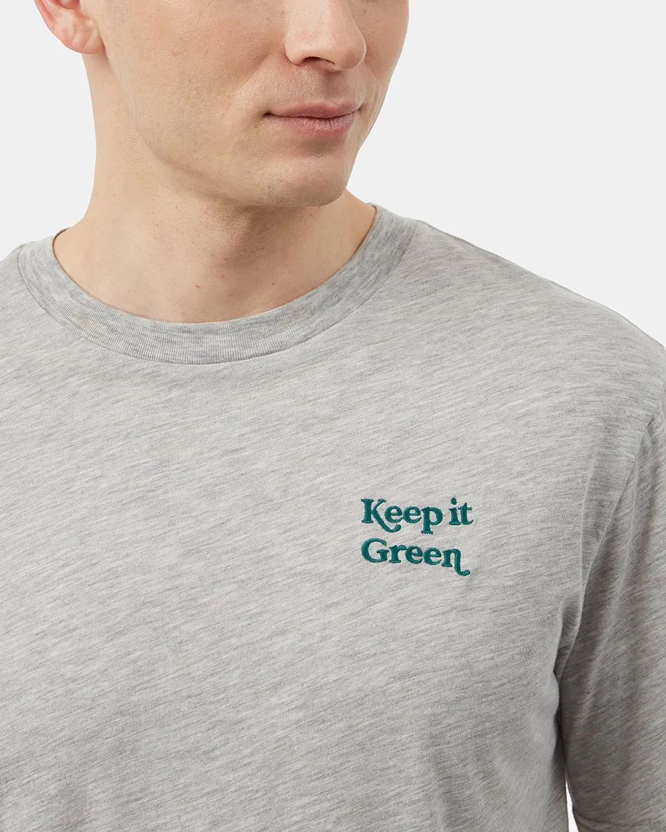 Keep It Green Embroidery T-Shirt sold by tentree product image thumbnail 3