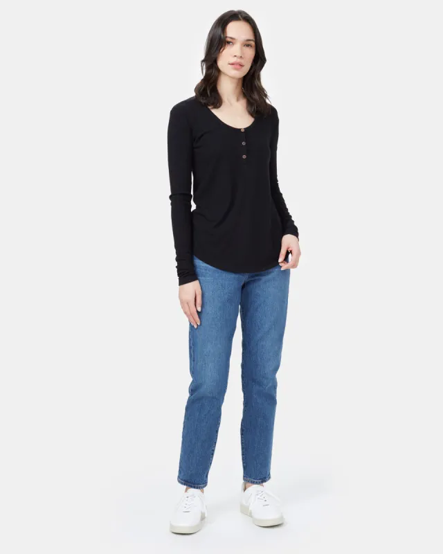 Ribbed Henley Longsleeve sold by tentree