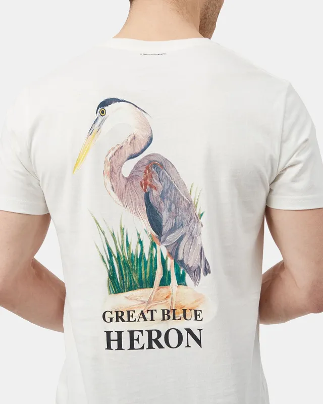 National Geographic Great Blue Heron T-Shirt sold by tentree