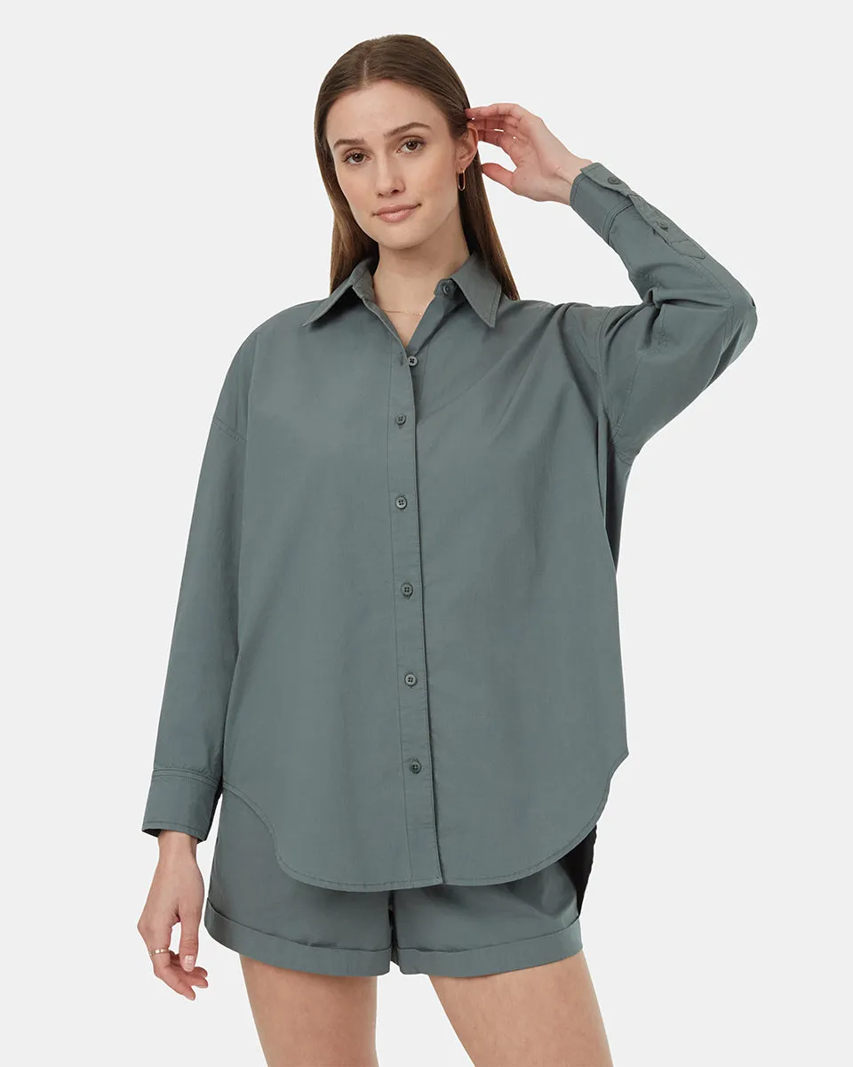 EcoStretch Cotton Oversized Shirt sold by tentree